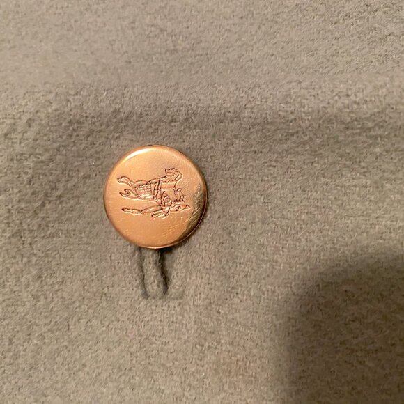 Burberry Cashmere Jacket Womens size 12 - Green - Picture 8 of 10